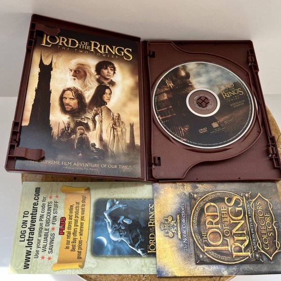 The Lords Of The Ring: (The Two Towers) (Widescreen DVD's) (2 Disc Set Box) - Picture 7 of 9